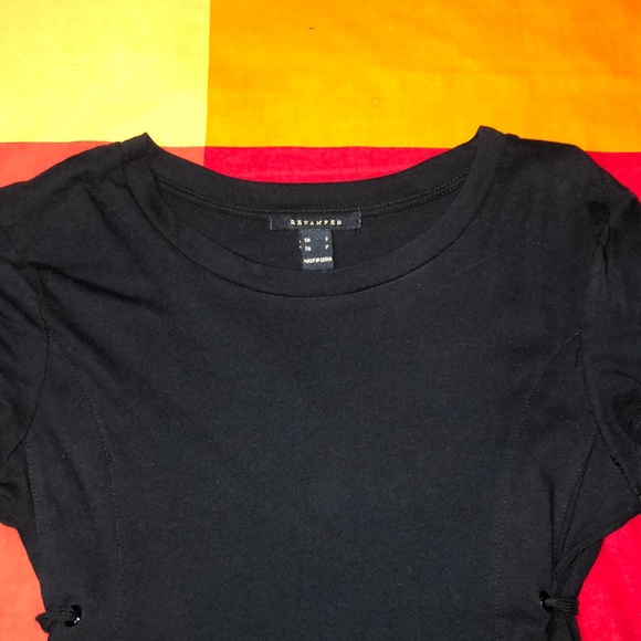 Black Top with Strings - Picture 2 of 3